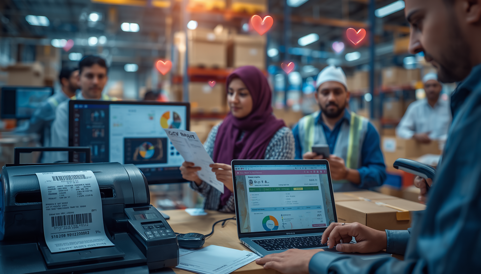 AiPOS AI point of sale dashboard and invoice tools in action